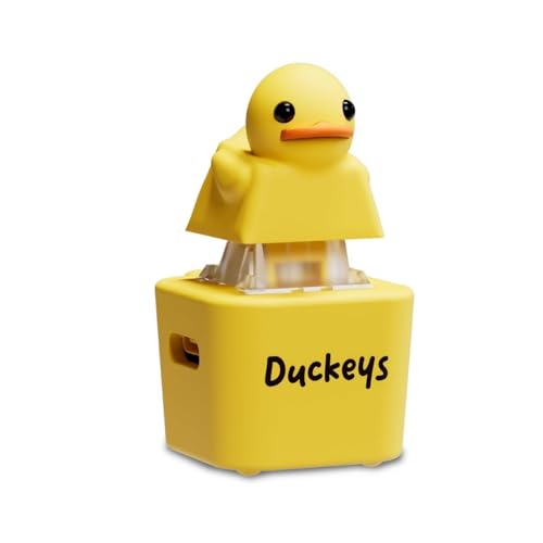 Keycap Original Quackey Fidget Toy – Enten Schlüsselanhänger mit Licht & Sound – Keycap Clicker für Tastatur – Stressabbau & Spaß für unterwegs Keycap Original Quackey Fidget Toy – Enten Schlüsselanhänger mit Licht & Sound – Keycap Clicker für Tastatur – Stressabbau & Spaß für unterwegs von Generisch