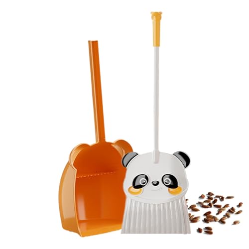 Kid Broom Dustpan Set, niedliches -Besenstaubpan, Little Housekeeping - -Set, 6,3x21,65 Zoll, einfach zu bedienen, tragbar für die Küche von Generisch