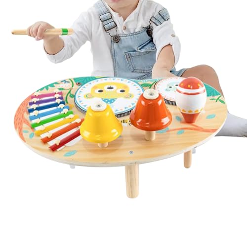 Kids Activity Tisch, Musikspielzeug, hölzerne frühe Kindheits -Musikaufklärung Spielzeug mit 5 Spielfunktionen, sensorische Entwicklung Spielzeug für, Mädchen, Babys, Kindergarten, S Kids Activity Tisch, Musikspielzeug, hölzerne frühe Kindheits -Musikaufklärung Spielzeug mit 5 Spielfunktionen, sensorische Entwicklung Spielzeug für, Mädchen, Babys, Kindergarten, S von Generisch