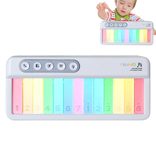 Kids Electronic Piano, Musical Toy Keyboard, Light Up Piano Toy, Interactive Music Toy, Interactive Music Keyboard Toy for Boys and Girls, Educational Touch Screen Piano von Generisch