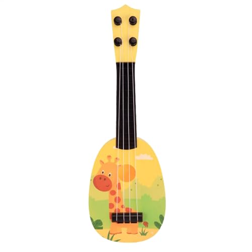 Kids Guitar Toy, Educational Fun Guitar Toy, Safe and Sturdy Design, User Friendly, Cartoon Children's Ukulele Plaything, Ideal for Preschoolers Early Musical Instrument Learning von Generisch