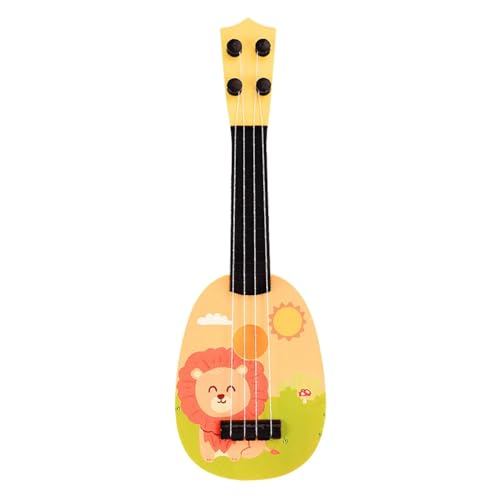 Kids Guitar Toy, Educational Fun Guitar Toy, Safe and Sturdy Design, User Friendly, Cartoon Children's Ukulele Plaything, Ideal for Preschoolers Early Musical Instrument Learning von Generisch