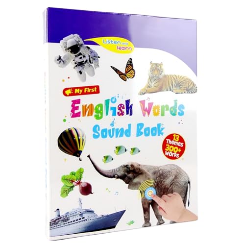 Kids Interactive Talking Books, English Learning Audio Books with Music Sounds, Educational Electronic Word Toy, Language Development Toy for Preschool, Kindergarten and Home, 11.02x8.86x0.98 inches Kids Interactive Talking Books, English Learning Audio Books with Music Sounds, Educational Electronic Word Toy, Language Development Toy for Preschool, Kindergarten and Home, 11.02x8.86x0.98 inches von Generisch