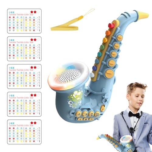 Kids Musical Instruments Toy Saxophone, Musical Toy Saxophone, Trumpet Musical Toy For Kids, Kids Saxophone With Lights, Musical Instruments Toy For Beginners, Toy Saxophone For , Child von Generisch