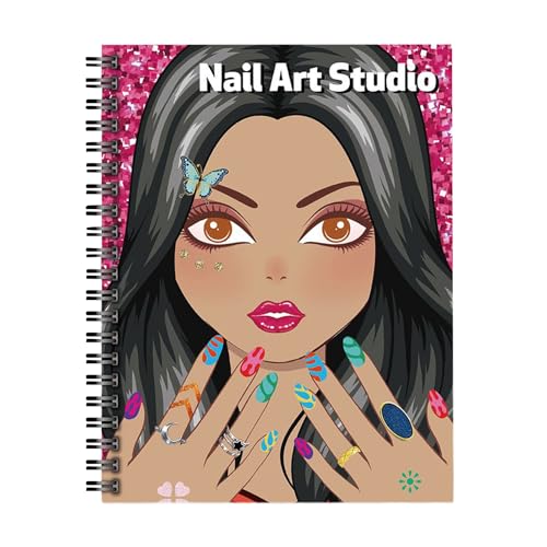 Kids Sticker Books - Mode Malbuch für Kreativität | Kreativer Farbanbindungsbindemittel mit Fingernageldesign -Set, Bildungsaktivität für Kinder oder Erwachsene, ideal in Schulreisen und zu Hause Kids Sticker Books - Mode Malbuch für Kreativität | Kreativer Farbanbindungsbindemittel mit Fingernageldesign -Set, Bildungsaktivität für Kinder oder Erwachsene, ideal in Schulreisen und zu Hause von Generisch