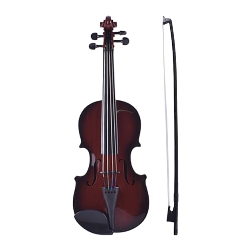 Kids Toy Violin with Adjustable Strings for Beginner Learning, ABS Musical Instrument for Boys and Girls, Educational for Preschool Music Practice, Home Activities, and Creative Expres Kids Toy Violin with Adjustable Strings for Beginner Learning, ABS Musical Instrument for Boys and Girls, Educational for Preschool Music Practice, Home Activities, and Creative Expres von Generisch