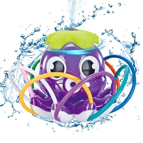 Kids Water Sprinkler, Octopus Shaped Outdoor Sprayer with 8 Flexible Tubes, 5.91x5.91x6.3 inches Compact Fun Yard Toy for Toddler and Children Garden Lawn Splash Kids Water Sprinkler, Octopus Shaped Outdoor Sprayer with 8 Flexible Tubes, 5.91x5.91x6.3 inches Compact Fun Yard Toy for Toddler and Children Garden Lawn Splash von Generisch