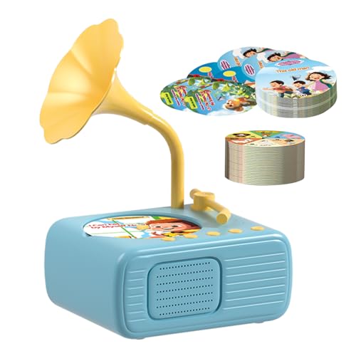 Kids phonographRecord Player, Kinder-Phonograph- mit 96 Karten | kinderphonographische Geschichte Musikspieler für kinderJungen Mädchen Kids phonographRecord Player, Kinder-Phonograph- mit 96 Karten | kinderphonographische Geschichte Musikspieler für kinderJungen Mädchen von Generisch