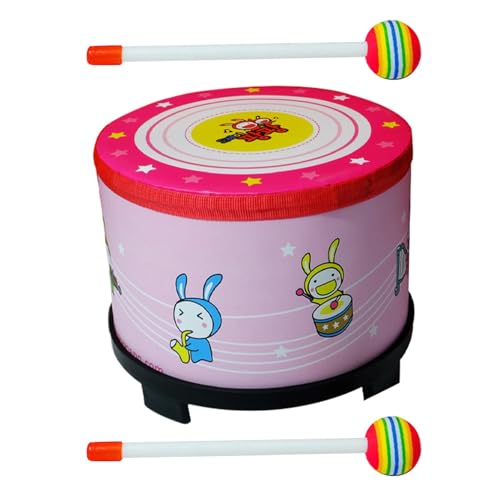 Kinder Handtrommel, Kinderrhythmus -Drum -Bildungsspielzeug, interaktiver Musikinstrumentenspielzeug, lebendige Klangqualität, farbenfrohes Aussehen, 20x17cm/7,87x6,69 Zoll für Kinder von Generisch