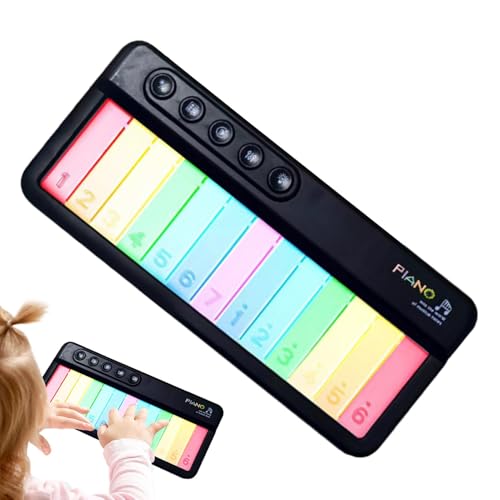 Kinder-Keyboard-Klavier, elektronisches Klavierspielzeug - Elektronisches Kindertastatur-Touchscreen-Licht-Klavierspielzeug,Tragbare Musikinstrumente, pädagogisches, interaktives Musikspielzeug für un von Generisch