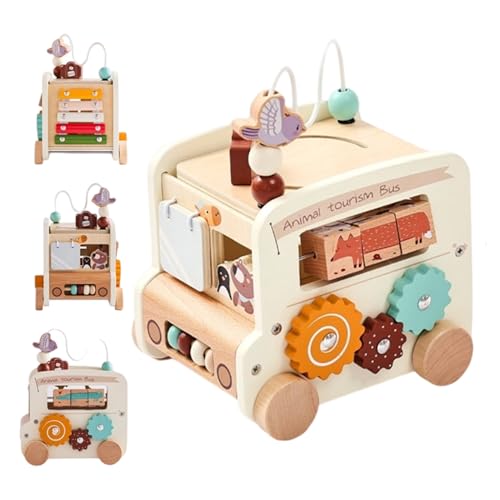 Kinder Lernspielzeug - Lernspielzeug Spielzeugbus Vorschule,Xylophon Farben Formen Zuordnungsspiel für Schule Kindergarten Kindertagesstätte Kinder Lernspielzeug - Lernspielzeug Spielzeugbus Vorschule,Xylophon Farben Formen Zuordnungsspiel für Schule Kindergarten Kindertagesstätte von Generisch