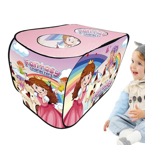 Kinder-Popup-Zelt - Cartoon Design Kinderzelte Indoor-Spielhäuser,Faltbares Kinderzelt drinnen, Kinderspielhaus draußen, Spielzelte für von Generisch