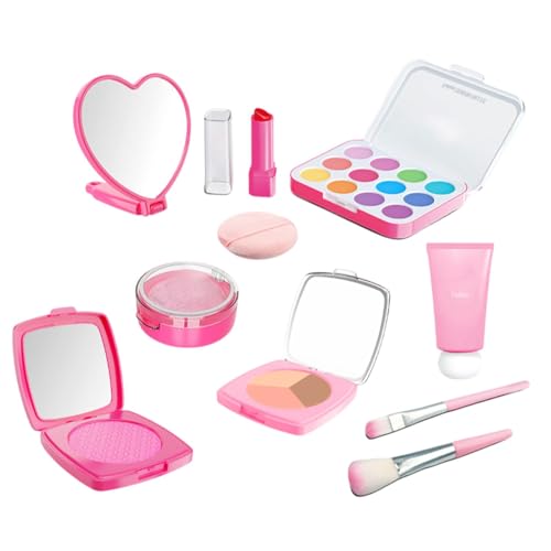 Kinder Schminksets Für Mädchen, Kinderschminke Set Mädchen Kinder Make Up Set Rollenspielspielzeug Für Kinder Make Up Set Zum Spielen Für Kinder von Generisch