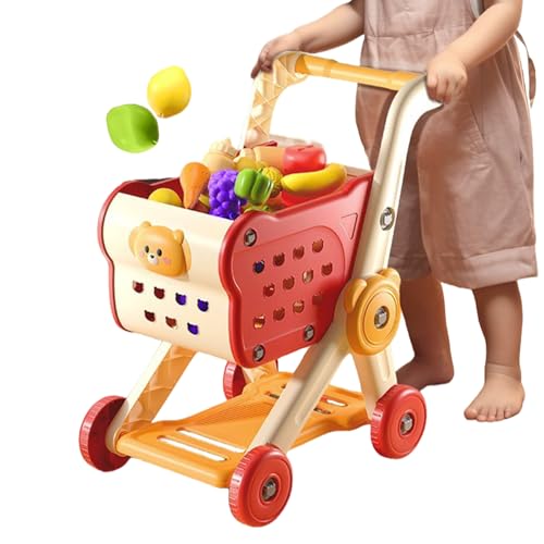 Kinder Spielzeug Einkaufswagen | Rollenspiel Einkaufskorb Set Mit Zubehör Lebensmittel | Interaktive Supermarkt Spiele Für Kleinkinder Mädchen Kinder Kinder Spielzeug Einkaufswagen | Rollenspiel Einkaufskorb Set Mit Zubehör Lebensmittel | Interaktive Supermarkt Spiele Für Kleinkinder Mädchen Kinder von Generisch