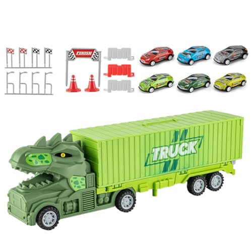 Kinder Spielzeugwagen, Carrier Truck Race Track Kinderspielzeug - Boys Carrier Truck Interactive Kleinkindfahrzeuge,Buntes Kinderfahrzeug -Set Race Track Playset für den Kindergarten von Generisch