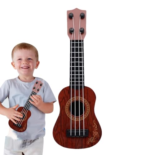 Kinder-Ukulele, Kinder-Gitarrenspielzeug | Musikgitarre Spielzeuginstrument,Tragbares Kinderspielzeug zur Verbesserung der Fähigkeiten, frühes Lernspielzeug, Mini-Gitarre für Anfänger, Kleinkinder, un von Generisch