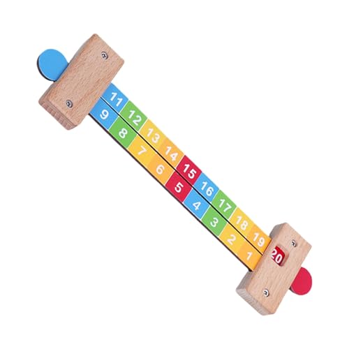 Kinder lernen Spiele, Slide Lineal for Mathematics - Bildungsmanipulative helle Farbe lernen Zahlen Herrscher,Bildungsspielzeug wiederverwendbare Schulunterrichtshilfen für den Kindergarten zu Hause von Generisch