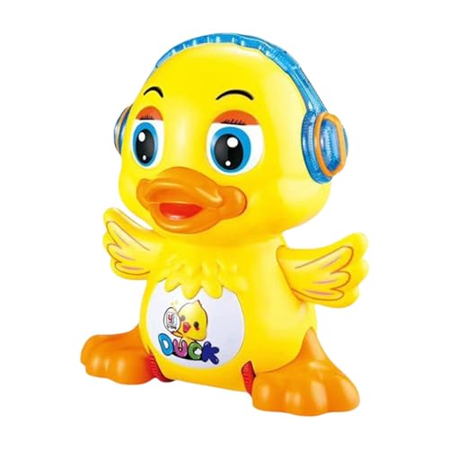 Kinder tanzende Ente, tanzendes Entenspielzeug | LED-Musikalisches Lernspielzeug für Vorschulkinder - Hip-Hop Swing Duck Kinderspielzeug, elektrisch tanzendes Kleinkind-Weihnachtsgeburtstagsspielzeug von Generisch