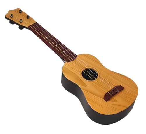 Kindergitarre mit 4 Saiten und Plektrum Ukulele Kinder Spielzeug Musikinstrument für Kinder Klassische Gitarre aus Kunststoff 58 cm Ukulele Kinder 4 Saiten Musikinstrumente Lernspielzeug von Generisch