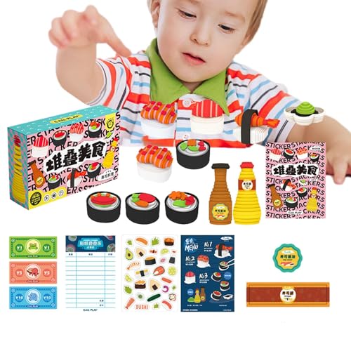 Kinderküchen-Spielset | Pretend Play Food Cooking Toys Play Kitchen Toys | Toy Kitchen Accessories, Realistic Play Food for Kids 4-6 Years, Home, School von Generisch