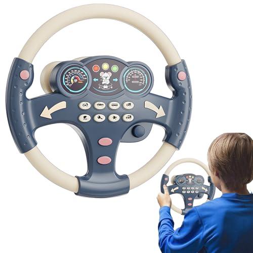 Kinderlenkspielzeug Für Kinder - Tun Sie Vor, Sitzplätze Zu Fahren | Simulierte Tragbare Fahrzeuge Für Fahrsteuerungsteuerung | Kinderwagen Wheeltoy Mit Musik, Lernen Und Bildungsbindung Für Kinderlenkspielzeug Für Kinder - Tun Sie Vor, Sitzplätze Zu Fahren | Simulierte Tragbare Fahrzeuge Für Fahrsteuerungsteuerung | Kinderwagen Wheeltoy Mit Musik, Lernen Und Bildungsbindung Für von Generisch