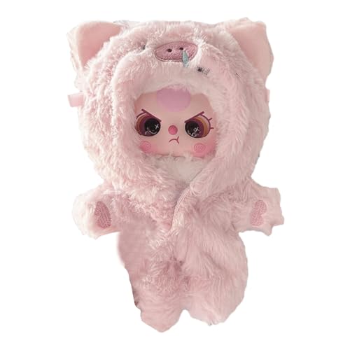 Kinderpuppenkleidung, 20 cm Plüschpuppenkleidung | Tierischer 1-teiliger Anzug für 7-Zoll-Puppen-Outfits - Puppenkleidung für 7-Zoll-Puppen-Outfits, Pyjamas, Spielzeug, Puppenzubehör, Weihnachten, Geb von Generisch