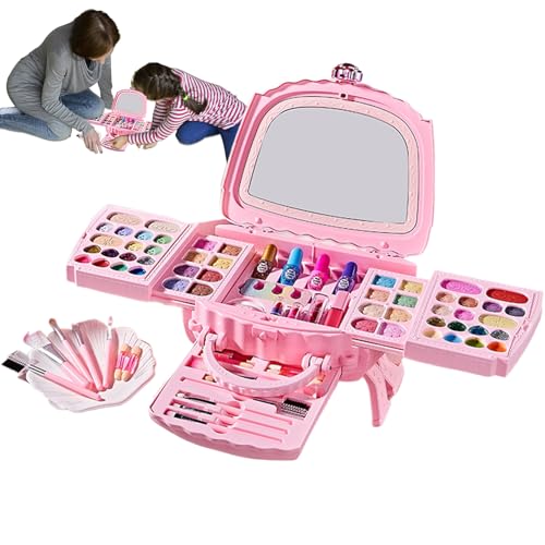 Kinderschminke, Spielschmink-Set Für Mädchen, Natürlicher Reisefreundlicher Waschbarer Kosmetik Für Kinder Von 3 Bis 12 Jahre Spielen Feste & Veranstaltungen Geburtstag Rollenspiel Kinderschminke, Spielschmink-Set Für Mädchen, Natürlicher Reisefreundlicher Waschbarer Kosmetik Für Kinder Von 3 Bis 12 Jahre Spielen Feste & Veranstaltungen Geburtstag Rollenspiel von Generisch