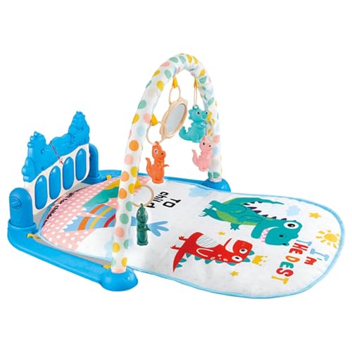 Kinderspiel-Gymnastikkissen, Spielmatte mit Klavier - Kinder-Fitnessständer,Hören, Kinderspielmatte mit Stabiler Basis für den Boden, Kinderbodenspielmatte zum Treten und Treten von Generisch