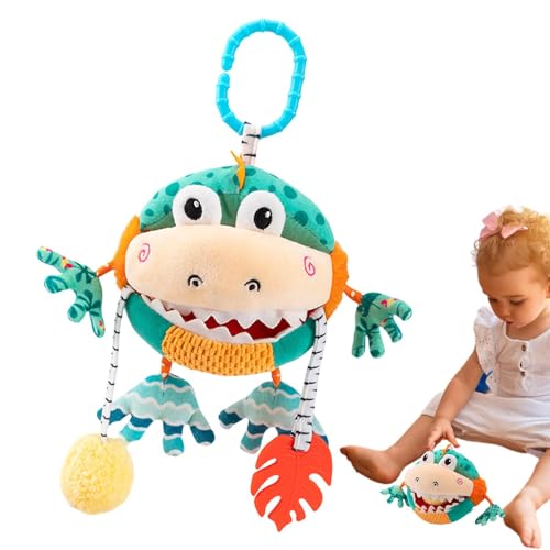 Kinderwagenspielzeug für Babys 0-6 Monate, hangbare Babyspielzeug - Sensorisches Plüschaktivitätsspielzeug - Eingebaute Glockenbabys plüschiger Hangable-Aktivitäten zur Unterhaltung, Autositz von Generisch