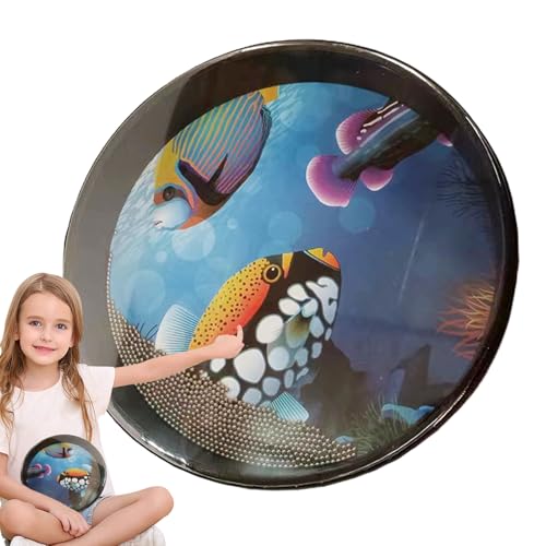 Klanginstrument Wave – Musiktrommel für Kinder, pädagogisches Percussion Spielzeug | Trommel mit integriertem Meeresklang für sensorische Entwicklung Kinder, innere Perlen Metall beruhigender Klang Klanginstrument Wave – Musiktrommel für Kinder, pädagogisches Percussion Spielzeug | Trommel mit integriertem Meeresklang für sensorische Entwicklung Kinder, innere Perlen Metall beruhigender Klang von Generisch