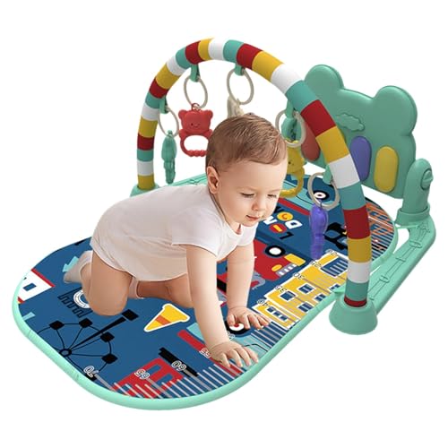 Klavierspielmatte für Kleinkinder, Spielmatte mit Klavier | Babys Fitness Klavierspielmatte,Kick and Play Multifunktions-Spielmatte für Babys, Trittspielzeug für 6 Monate alte Kinder von Generisch