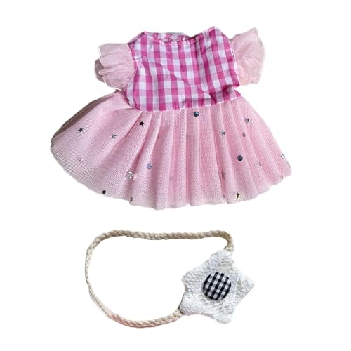 Kleidung für Puppen,Kinderpuppenkleidung - Bunte Kinderpuppen-Outfits für 7-Zoll-Puppen - Puppenzubehör Outfits Rollenspiel mit PP Cuddle Series Puppen Weihnachten Geburtstag von Generisch