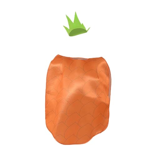 Kleinkind Junge Mädchen Ananas Obst Dress Up Kostüme Show Kleidung Show Kleidung Baby Junge 1. Geburtstag Outfits (Orange, 5–6 Jahre) von Generisch