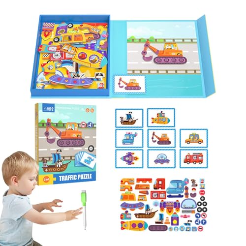 Kleinkind-Puzzles, Spielzeuge, Magnetpuzzles für Kinder,Magnetisches -Brettspiel für | Kreatives Puzzle-Spielzeug, pädagogisches Puzzle-Spielzeug für, Mädchen, Kinder von Generisch