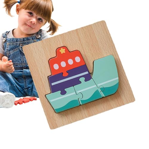 Kleinkind-Puzzles,Kleinkind-Holzpuzzles - 3D-Tier-Holzpuzzles | -Spielzeug für Mädchen und im Alter von 1 bis 3 Jahren, Puzzle-Lernen, pädagogische Weihnachts- und Geburtstagsgeschenke von Generisch