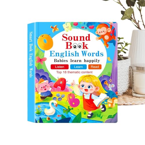 Kleinkinder Soundbücher,Lesen Soundbücher Spielzeug Für Babys | Elektronisches Spielzeug Mit Sprachfunktion Und Sensorik Für Kinder Zum Lesen Lernen Kleinkinder Soundbücher,Lesen Soundbücher Spielzeug Für Babys | Elektronisches Spielzeug Mit Sprachfunktion Und Sensorik Für Kinder Zum Lesen Lernen von Generisch