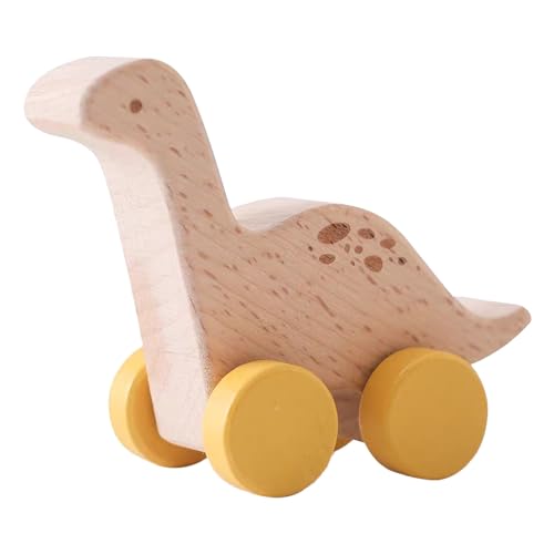 Kleinkindspielzeug Auto 0612 Monate Dinosaurier Viecher Autos für 13 Jahren Junge Mädchen Kinderzimmer Dekor Natürliche Rassel Baby Autos Compatible with Motorikspielzeug (B, One Size) von Generisch