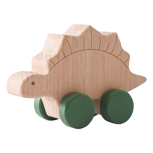 Kleinkindspielzeug Auto 0612 Monate Dinosaurier Viecher Autos für 13 Jahren Junge Mädchen Kinderzimmer Dekor Natürliche Rassel Baby Autos Compatible with Motorikspielzeug (C, One Size) von Generisch