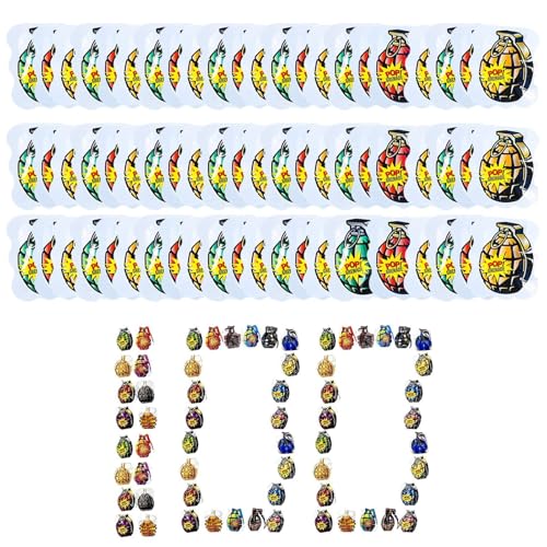 Knifflige Spielzeuge, lustige Gag-Spielzeuge,Simulation explosiver Spielzeuge - 100x lustige, explosive, knifflige Spielzeuge, Simulations-Sprengspielzeuge, automatisch explodierende Spielzeuge Knifflige Spielzeuge, lustige Gag-Spielzeuge,Simulation explosiver Spielzeuge - 100x lustige, explosive, knifflige Spielzeuge, Simulations-Sprengspielzeuge, automatisch explodierende Spielzeuge von Generisch
