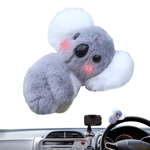 Koala-Ornamente für Rückspiegel,Koala-Rückspiegel-Anhänger,Kuscheltier-Anhänger in Koala-Form aus weicher Baumwolle | Multifunktionales dekoratives Koala-Spielzeug mit Kabelbinder für Auto, Schlafzimm Koala-Ornamente für Rückspiegel,Koala-Rückspiegel-Anhänger,Kuscheltier-Anhänger in Koala-Form aus weicher Baumwolle | Multifunktionales dekoratives Koala-Spielzeug mit Kabelbinder für Auto, Schlafzimm von Generisch