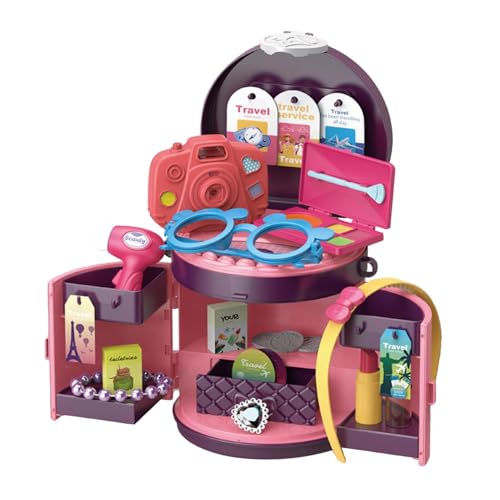 -Kochen-Spielset, Küchenzubehör - Safe Pretend Play 26-teiliges Anziehspielzeug-Make-up,Helle und farbenfrohe pädagogische Spiel-Essenssets für Kinder ab 3 Jahren von Generisch