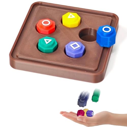 Koreanisches Traditionelles Spiel Gonggi Jackgonggi Koreanisches Spiel, Traditionelles Spiel Spiel Gonggi Jack Stone Pebbles Set, Hand-Auge-Koordinationsspaß, Familienaktivität-5pcs+Base von Generisch