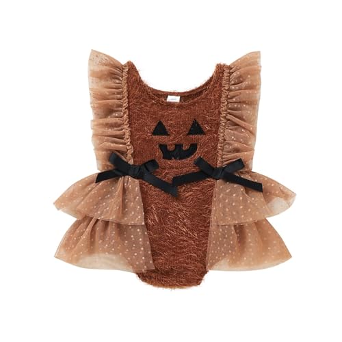 Kostüm Baby Halloween Kostüme Kinder Plüsch Weste Strampler Mädchen Jungen Neugeborenes Unisex Babybekleidung Outfits von Generisch