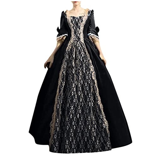 Kostüm Mittelalter Damen Ringe Der Macht Body Shaper Gothic Kleidung Unterkleid Damen Vintage Kleider Mittelalter Kleid Kleidung Damen Dresses For Women Leinenkleid Maid Dress # # # # # von Generisch