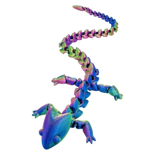 Kristall Drachen Figur Dekor,3D Gedruckter Drache beweglich Drache,Voll Beweglicher Drache Kristalldrache,Für Autos, Büros, Erwachsene Kinder Geschenke Spielzeug von Generisch