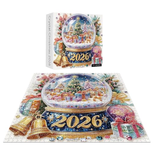 Kristall Puzzle,Anspruchsvolles Weihnachts Puzzle | Spielzeug Herausforderung Männer Frauen Kinder Anfänger Freizeit Deko Urlaub Spaß Kristall Puzzle,Anspruchsvolles Weihnachts Puzzle | Spielzeug Herausforderung Männer Frauen Kinder Anfänger Freizeit Deko Urlaub Spaß von Generisch
