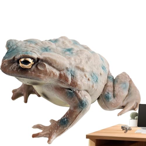 Kröten-Spielzeugfigur, Frosch-Spielzeug Für Kinder - Realistische Ochsenfrosch Modell-Spielzeugfrösche Für Kinder - Miniatur-Sammelfiguren, Pädagogische Froschstatue, Modelle, Spielzeug von Generisch