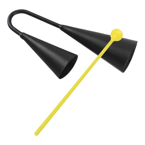 Kuhglocken-Instrument, traditionelles Percussion-Instrument mit Stick, Geräuschmacher für Aufführung, Bildung, Musik, Soloband, Feier, Reisen, Partyzubehör, Kirche Kuhglocken-Instrument, traditionelles Percussion-Instrument mit Stick, Geräuschmacher für Aufführung, Bildung, Musik, Soloband, Feier, Reisen, Partyzubehör, Kirche von Generisch