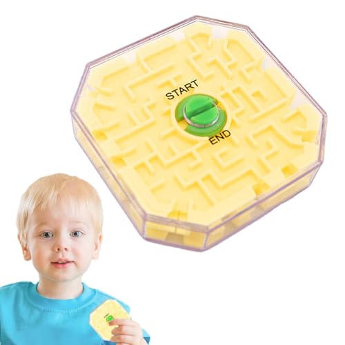 Labyrinth -Abenteuerspiel, Labyrinth Maze Game - 3D Marble Maze Game - Klassische Heimreise, Ball im Puzzle hilft, Stress zu reduzieren, Gedankenrätsel für Kinderalter, Hirnteaser für Roadtrips von Generisch