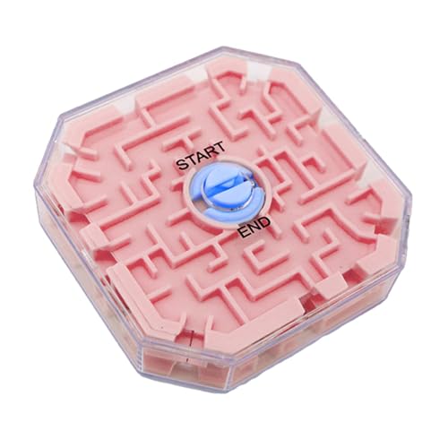 Labyrinth -Abenteuerspiel, Labyrinth Maze Game - 3D Marmor Labyrinthentwicklungsspielzeug - Klassische Heimreise, Ball im Puzzle hilft, Stress zu reduzieren, Gedankenrätsel für Kinderalter, Hirnteaser von Generisch